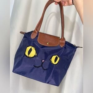 Longchamp le Pliage miaou small tote